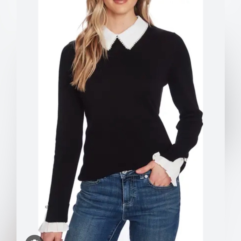 Cece Pearl Collared shirt
